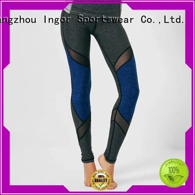 INGOR Brand leggings mesh running yoga pants manufacture 1