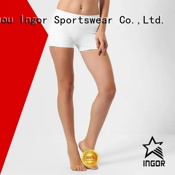 workout running waisted OEM wholesale women's shorts INGOR 1