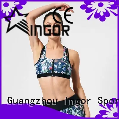 tops pink fashion INGOR Brand sports bra supplier 1