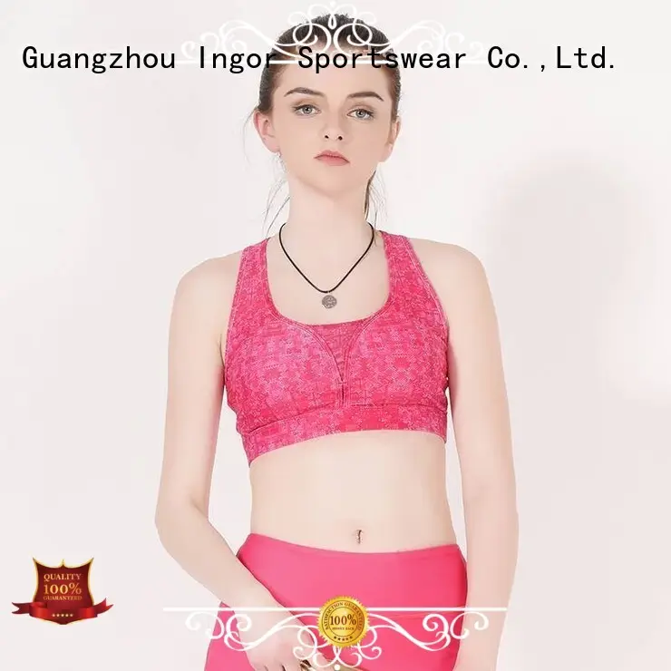 Quality INGOR Brand colorful sports bras patterned sexy 1