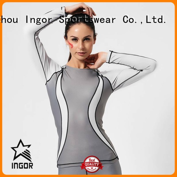 women Custom sweatshirt compression Sports sweatshirts INGOR sleeve 1