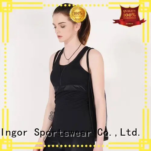 INGOR Brand bulk blank tight women's workout tank tops 1