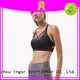 burgandy white adjustable sports bra INGOR Brand company 1