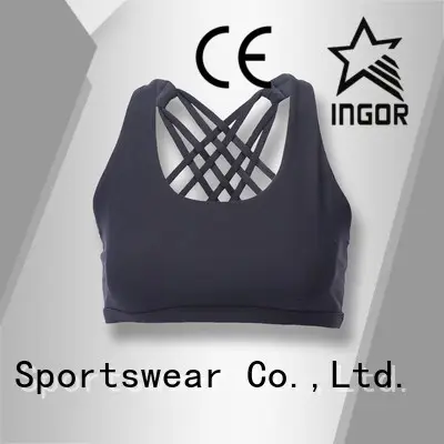 INGOR Brand purple womens colorful sports bras quality 1