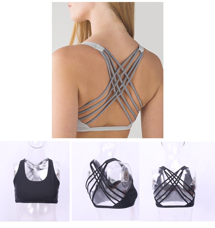 purple Custom activewear sports bra pink INGOR 4