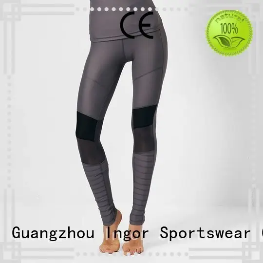 INGOR Brand activewear tights ladies leggings  plain supplier 1