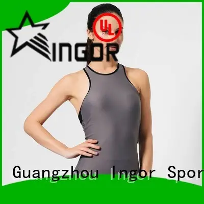 INGOR Brand mesh sports custom women's workout tank tops 1