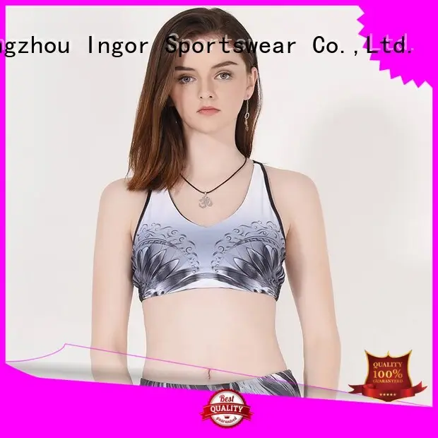 impact patterned INGOR Brand sports bra 1