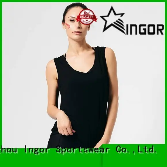 Hot spandex women's workout tank tops yoga INGOR Brand 1