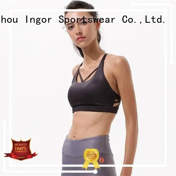 INGOR Brand neck support sports bra red factory 1