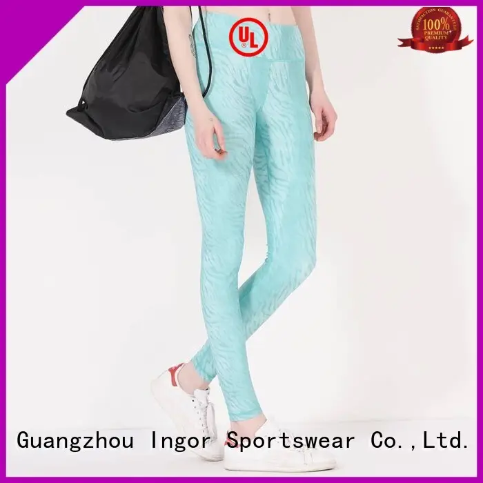 yoga workout tights plain ladies leggings  INGOR Brand 1