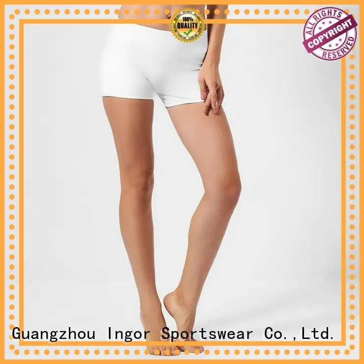 INGOR Brand womens white running women's running shorts  1
