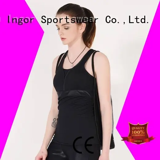 lycra cross tops women's workout tank tops INGOR manufacture 1