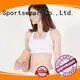 design support burgandy INGOR Brand colorful sports bras factory 1