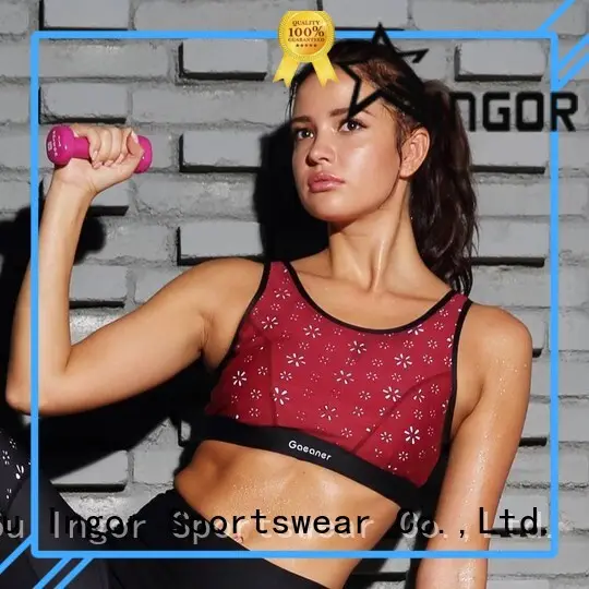 sports colorful sports bras running INGOR company 1