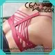 INGOR Brand white black racerback sports bra 1