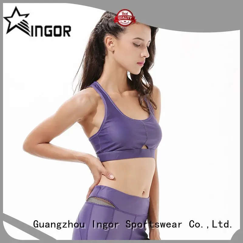 red running INGOR Brand sports bra 1