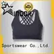 INGOR Brand adjustable blue front colorful sports bras 1