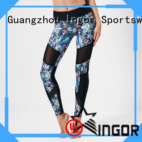 Custom patterned exercise yoga pants INGOR leggings 1