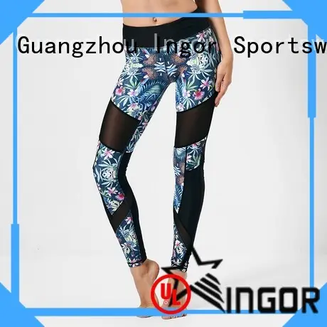 Custom patterned exercise yoga pants INGOR leggings 1