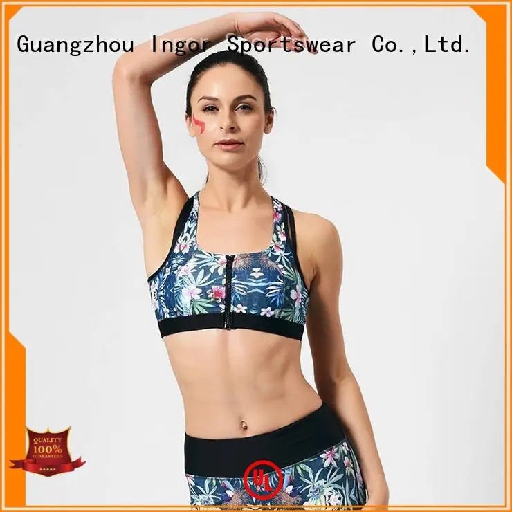 designer women colorful sports bras INGOR manufacture 1