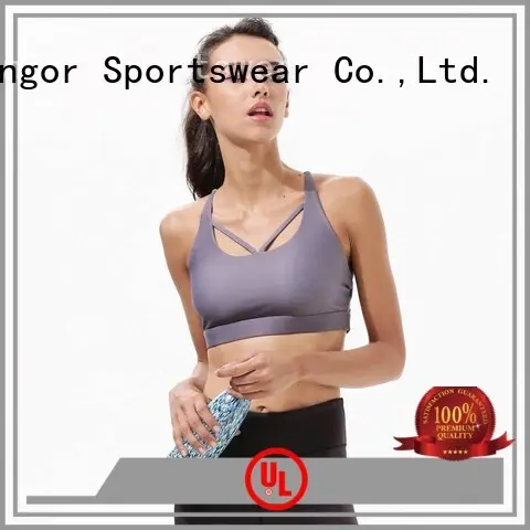 designer ingor white INGOR Brand colorful sports bras manufacture 1