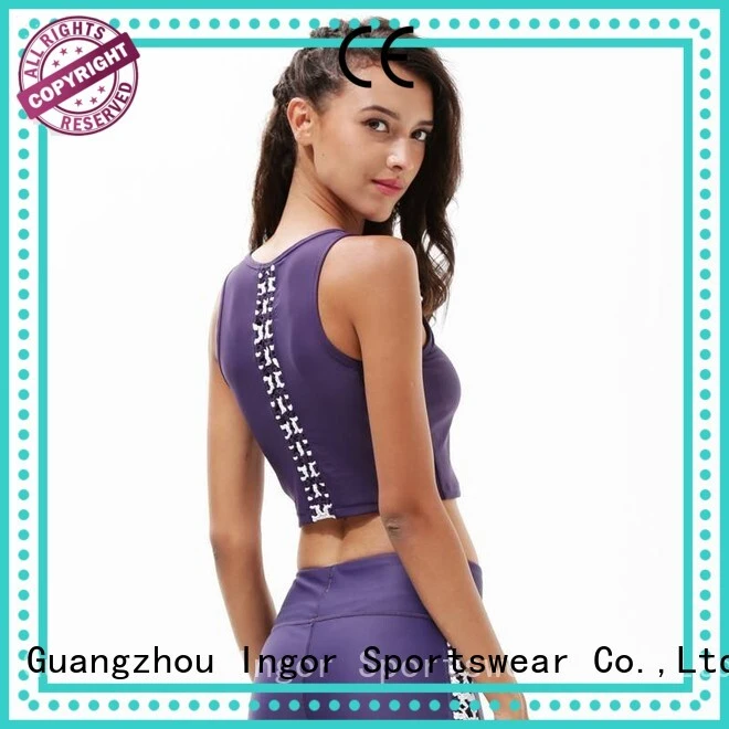 Wholesale grey sports bra INGOR Brand 1