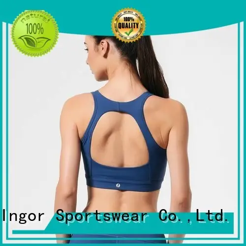 Hot top sports bra neck white INGOR Brand 1