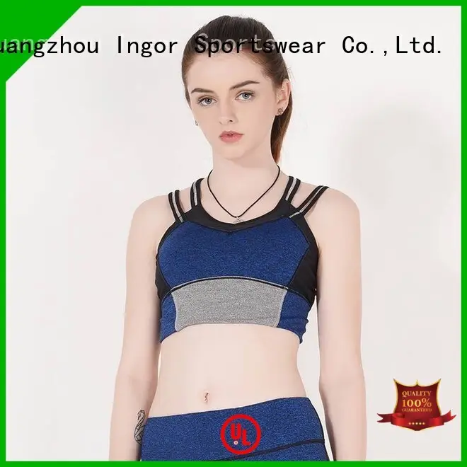 INGOR Brand medium plain colorful sports bras back supplier 1
