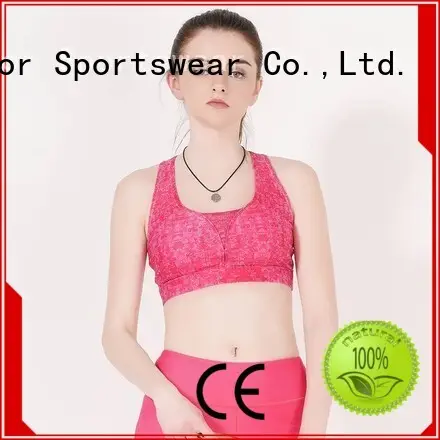 INGOR Brand support patterned sports bra manufacture 1
