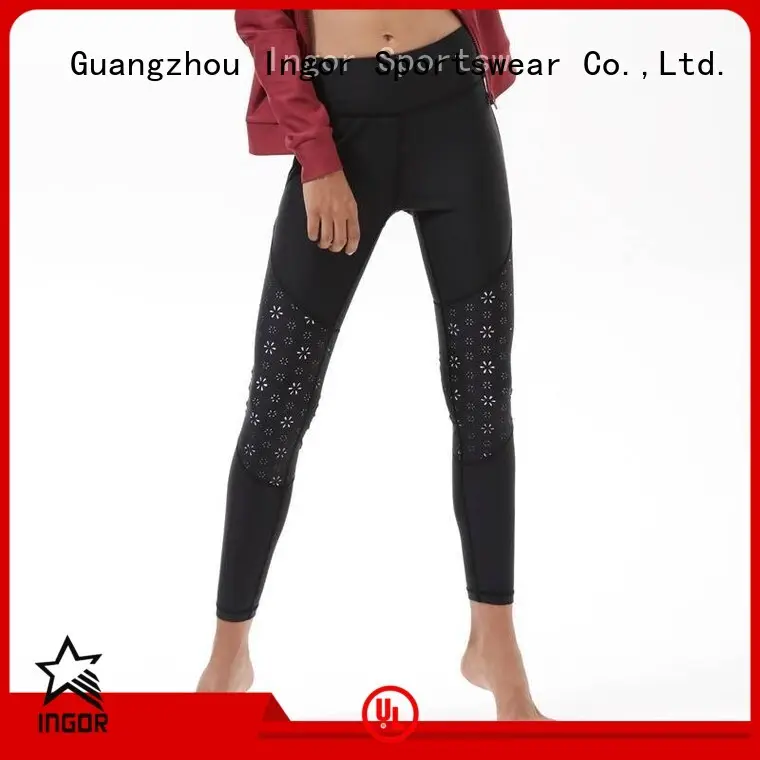 printed workout tights OEM yoga pants INGOR 1