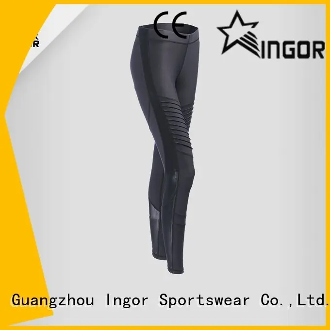 Custom blue yoga pants patterned INGOR 1