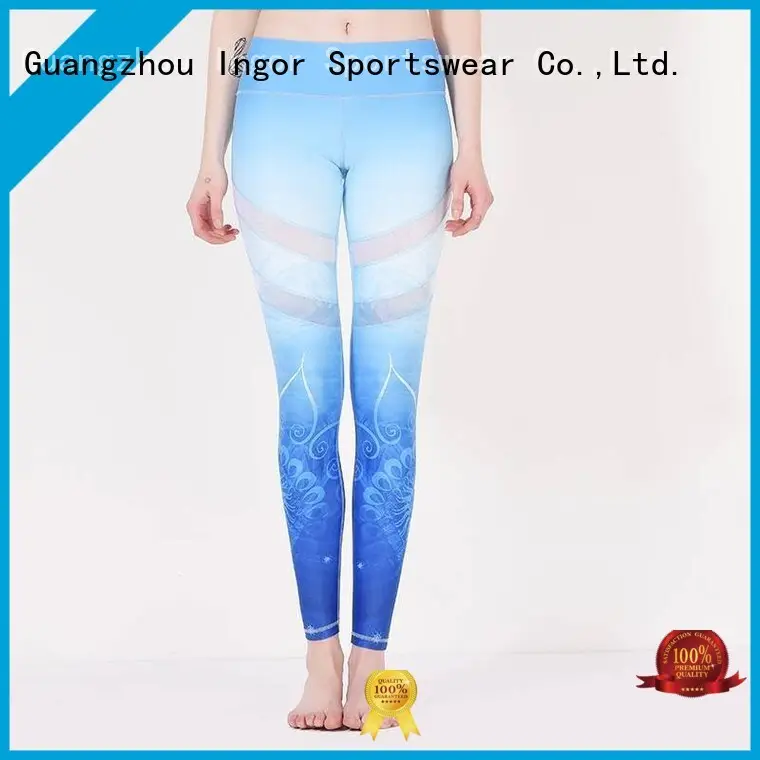 ladies leggings  floral gym yoga pants printed INGOR Brand 1