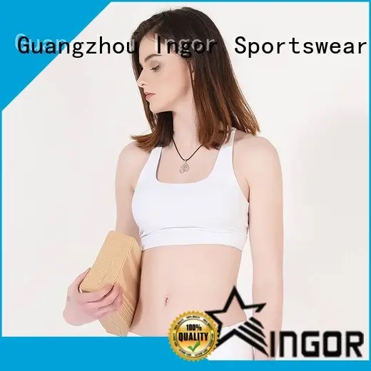 INGOR Brand adjustable fashion colorful sports bras 1