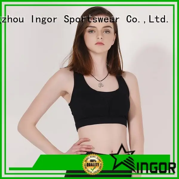 white black plain INGOR Brand colorful sports bras manufacture 1