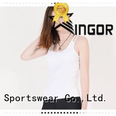 women's workout tank tops workout plain cross Warranty INGOR 1