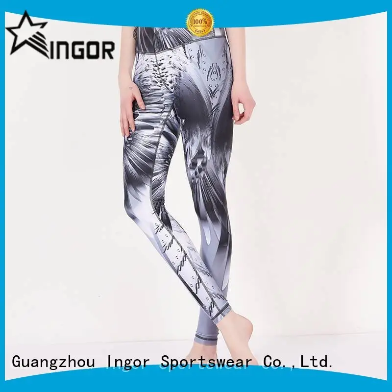 workout pants printed sports ladies leggings  INGOR Brand 1