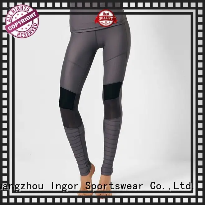 floral mesh waisted INGOR Brand yoga pants supplier 1