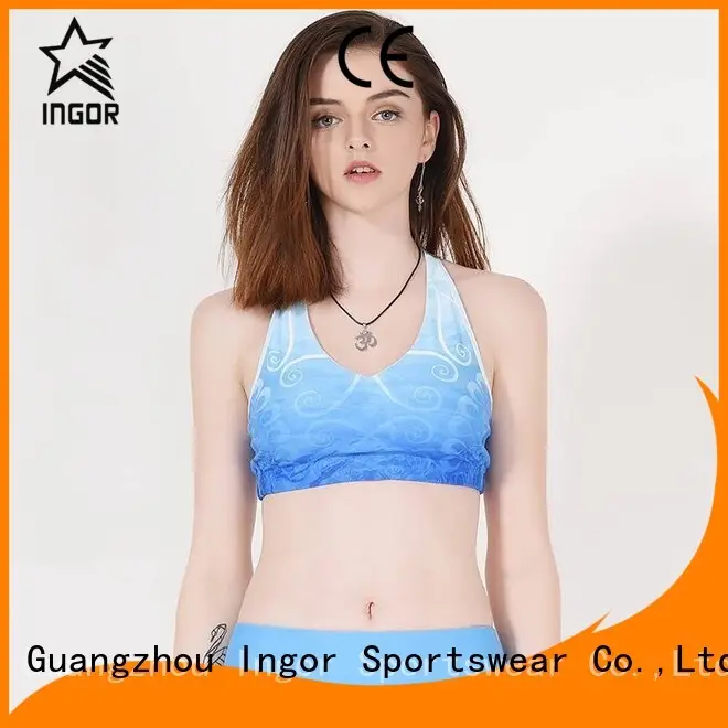 medium colorful sports bras activewear support INGOR Brand 1