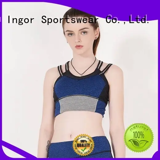 colorful sports bras grey pink INGOR Brand company 1