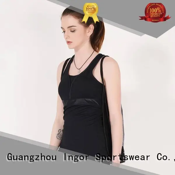 Wholesale tight women's workout tank tops racerback INGOR Brand 1
