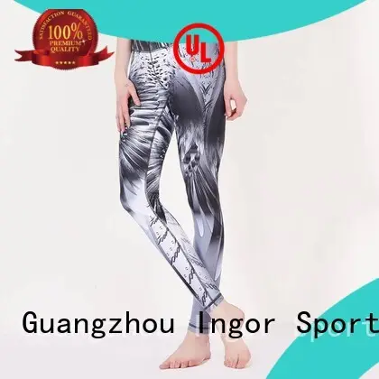fitness yoga capri leggings with high quality for girls INGOR 1