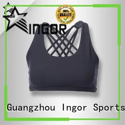 purple compression sports bra with high quality for girls INGOR 1