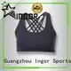 purple compression sports bra with high quality for girls INGOR 1