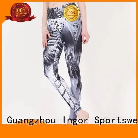 INGOR convenient yoga capri pants with high quality for girls 1