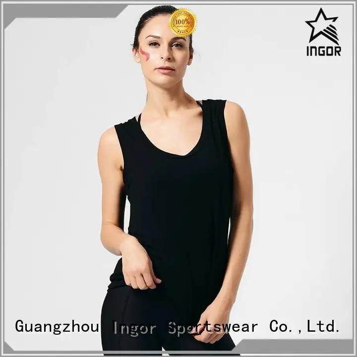 INGOR racerback yoga tops with racerback design for ladies 1