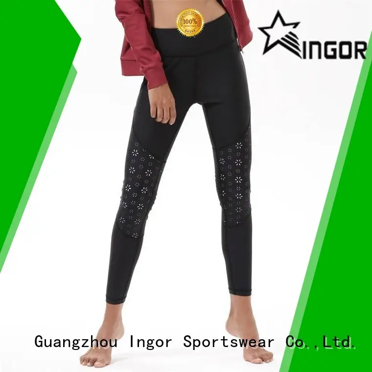 Yoga Black Leggings For Women Y1921P22 1