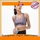 Grey Strappy Padded Sports Bra Y1922B10 1