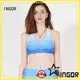 Blue sexy ladies sports bra cross back Y1912B006 1