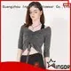 Custom long sleeve yoga shirts with drawstring Y1913T02 1